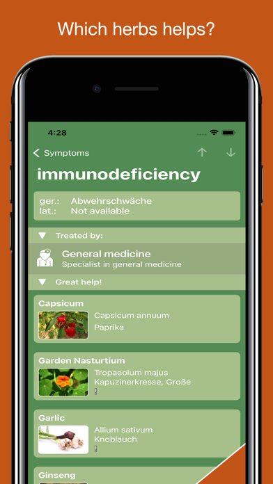 Medicinal Herbs Lexicon Screenshot