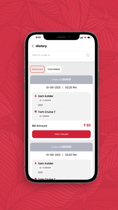 Foodmine Vendor App Screenshot