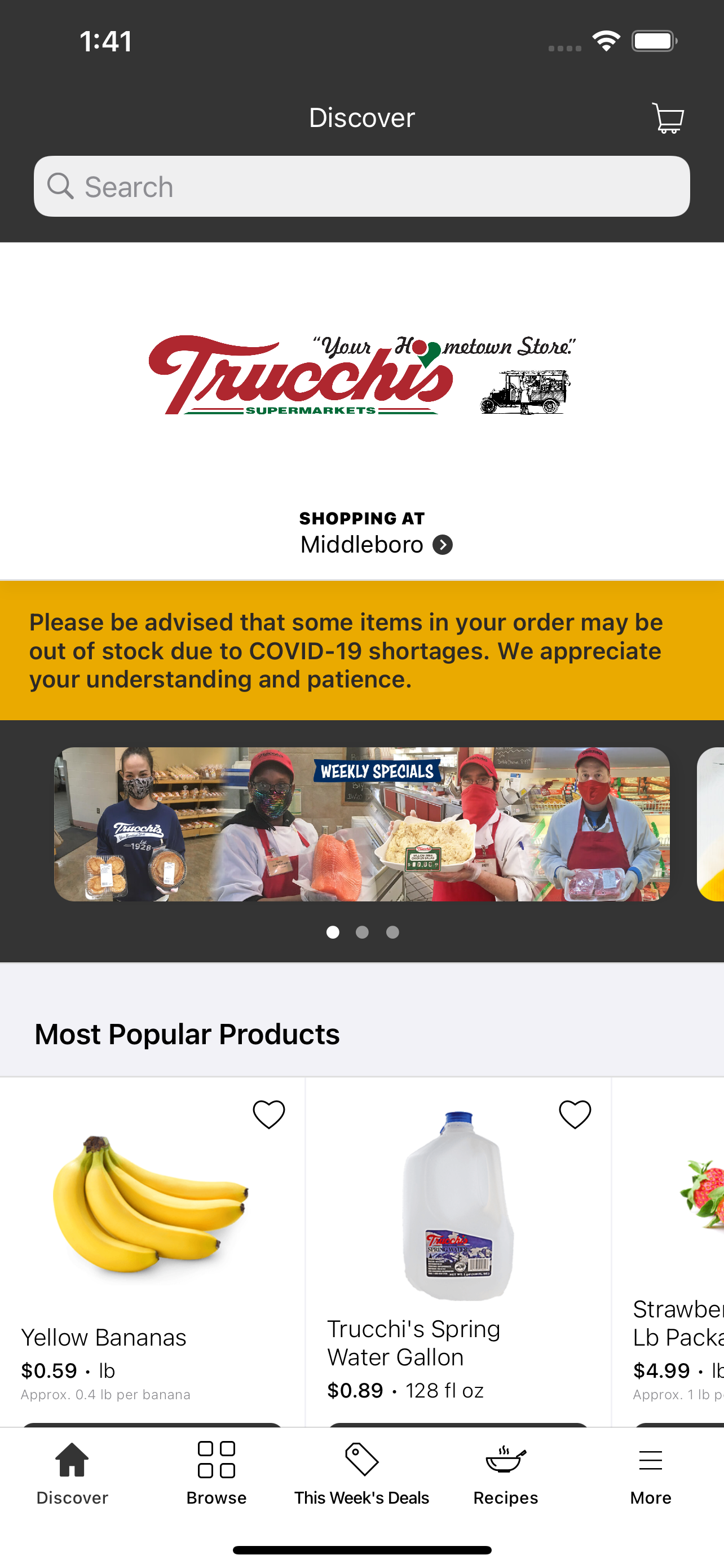 Trucchi’s Supermarkets screenshot 1
