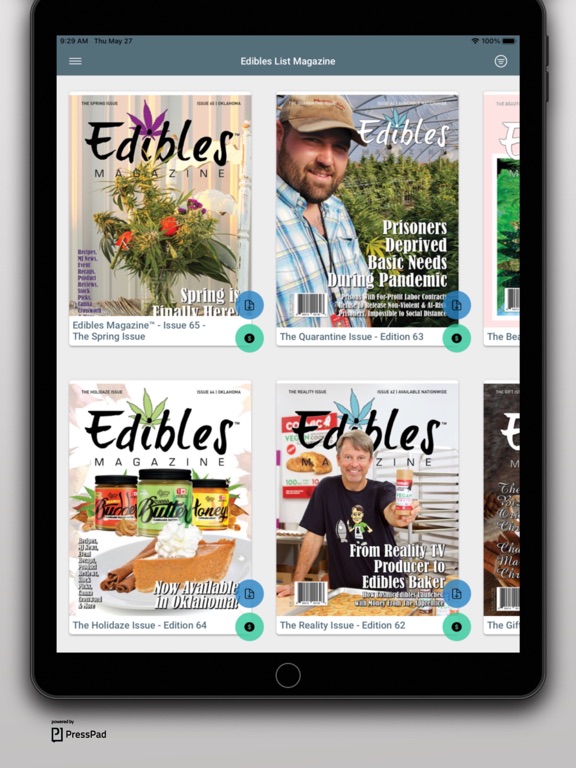 Screenshot #4 pour Edibles List Magazine