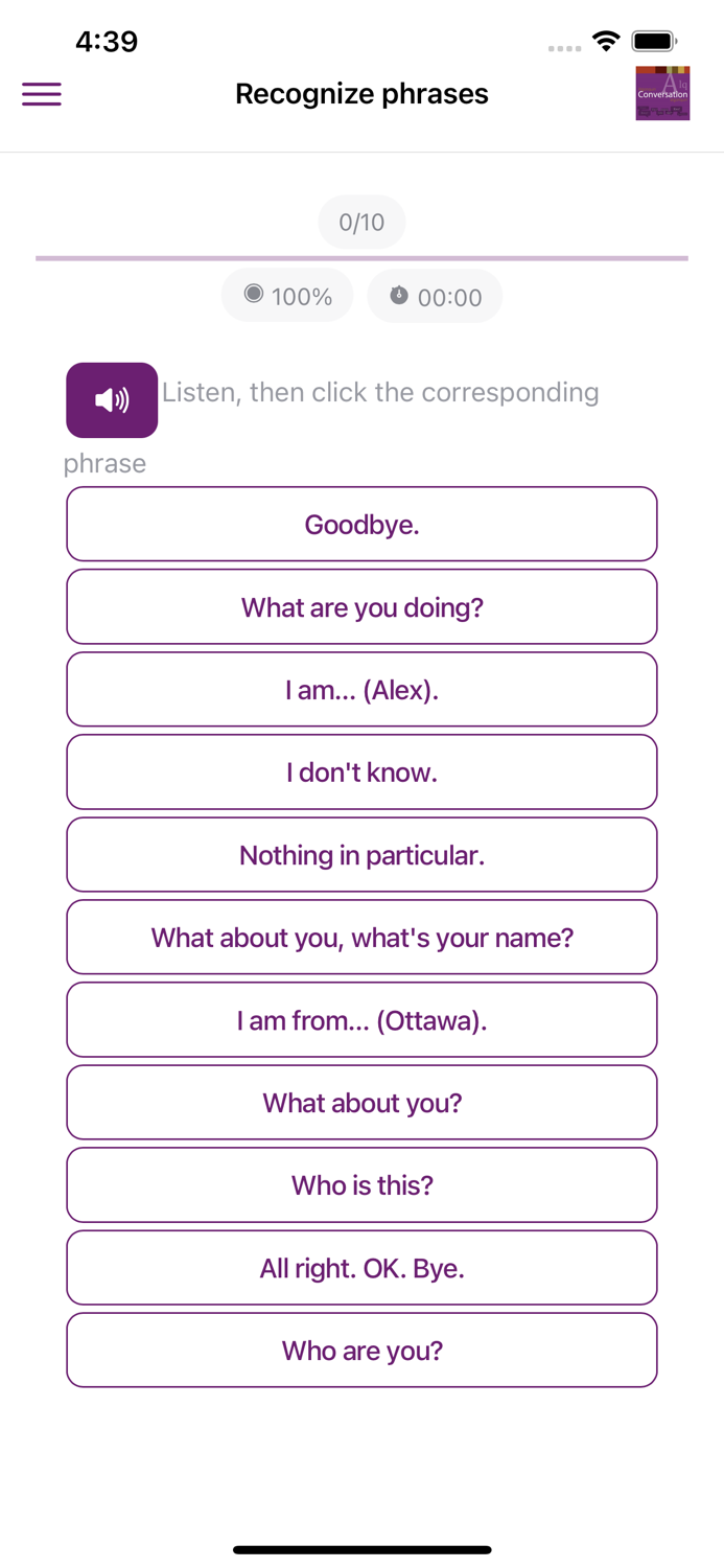 Algonquin Conversation