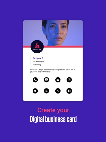 digital business card EVcardsのおすすめ画像1