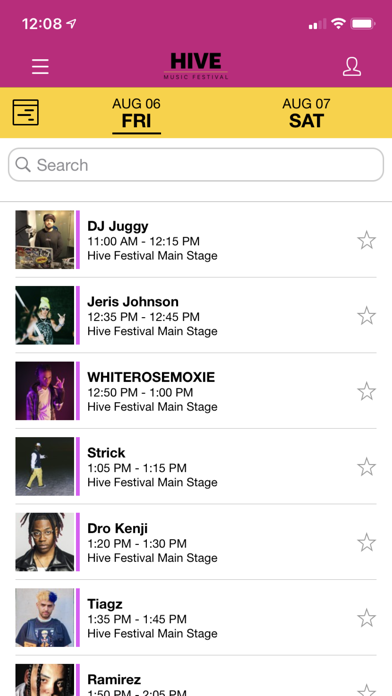 Hive Music Festival Screenshot