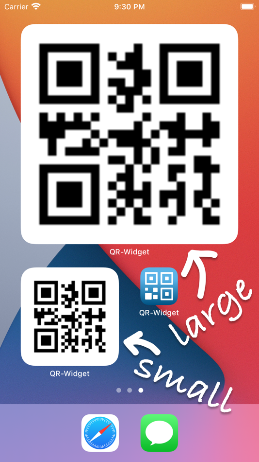 #1. QR-Widget (iOS) Podle: Tim Wilbrink
