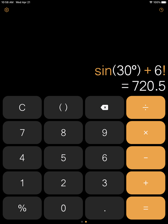 Screenshot #4 pour Calculator-Basic & Scientific