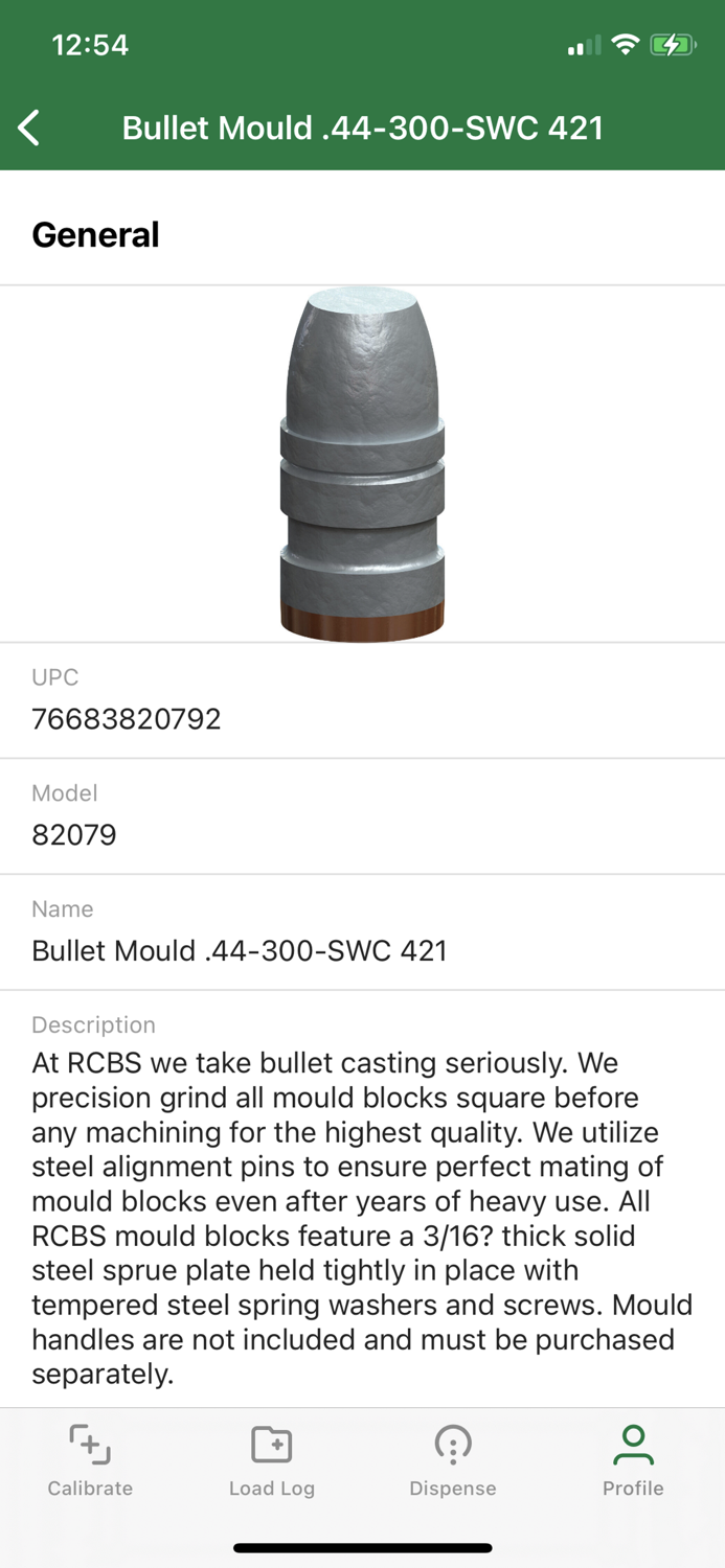 RCBS Reloading App