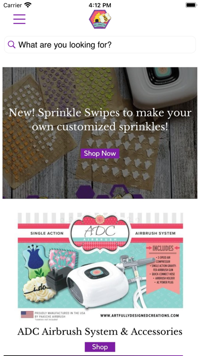 Bee's Baked Art Supplies Screenshot