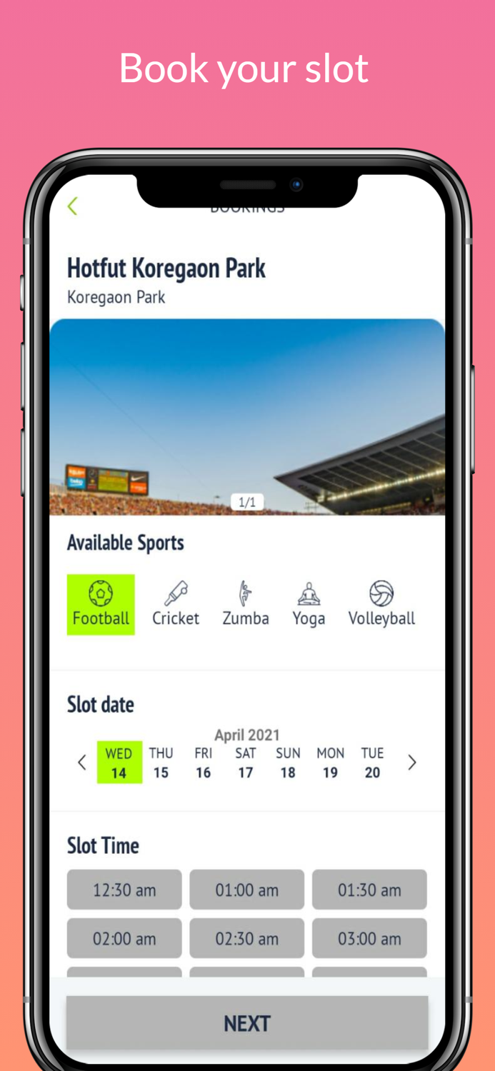 Roar Sports Booking Engine
