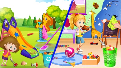 Home Cleaning Girls Game Screenshot