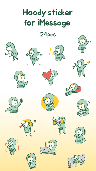 Hoodie Sticker pack Screenshot