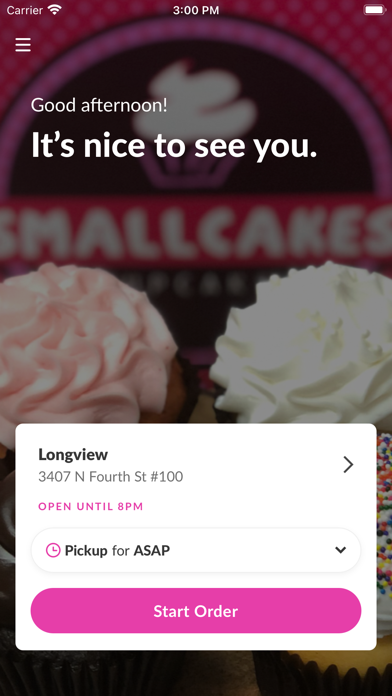 Smallcakes Longview Screenshot