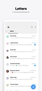 Letters - an email experience screenshot #1 for iPhone