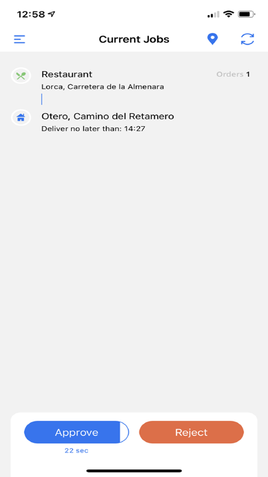 DelivApp Courier Screenshot