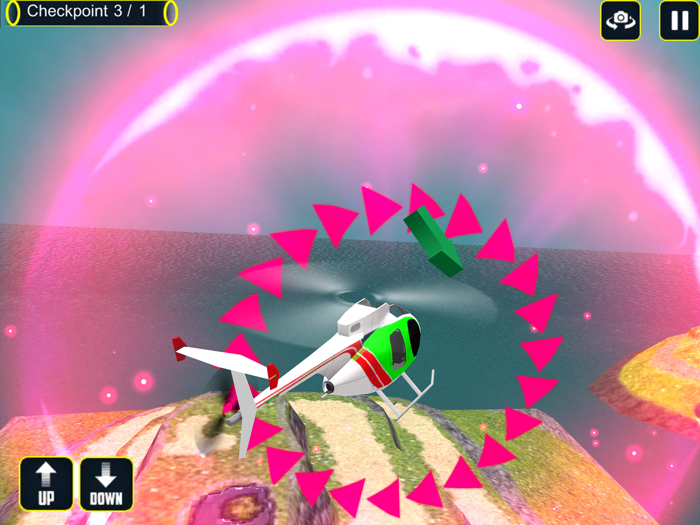 Flying Superhero Helicopter 3D