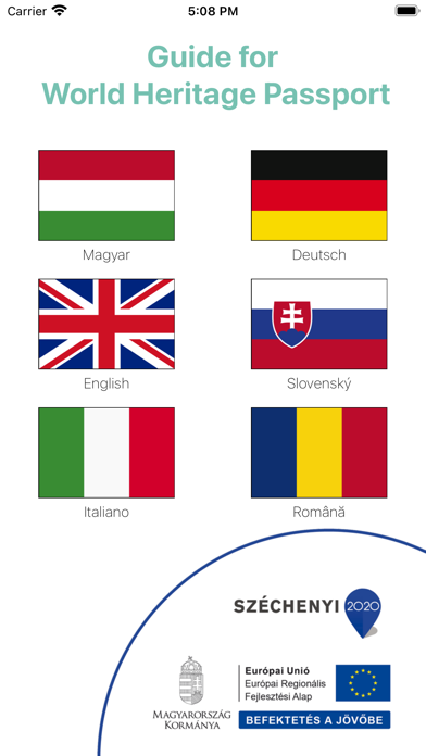 World Heritage Passport Screenshot