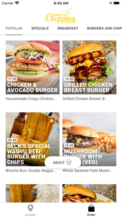 Beck's Chopping Board