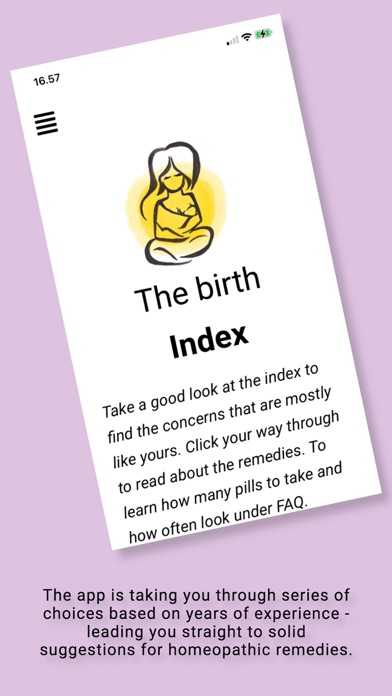 Homeopathyly for Childbirth Screenshot