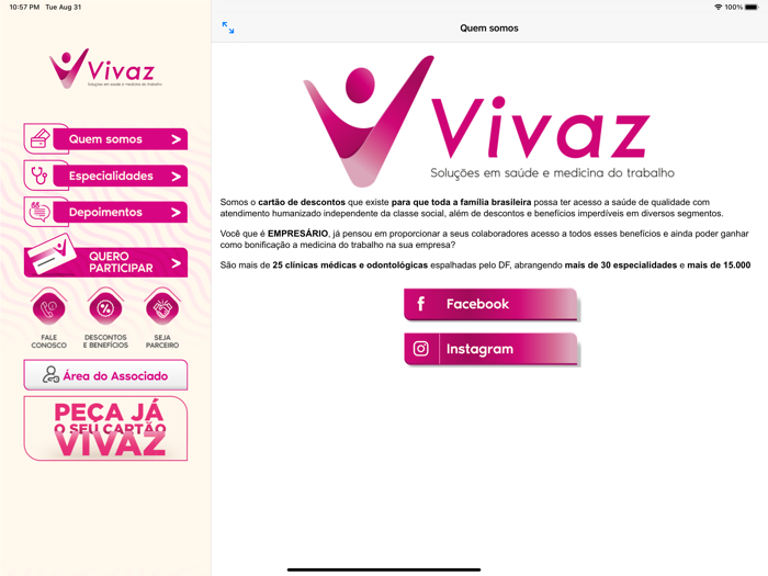 Cartão Vivaz