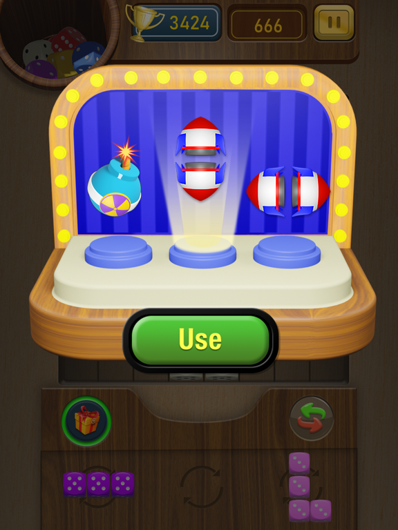 Woody Dice Block iPad screenshot