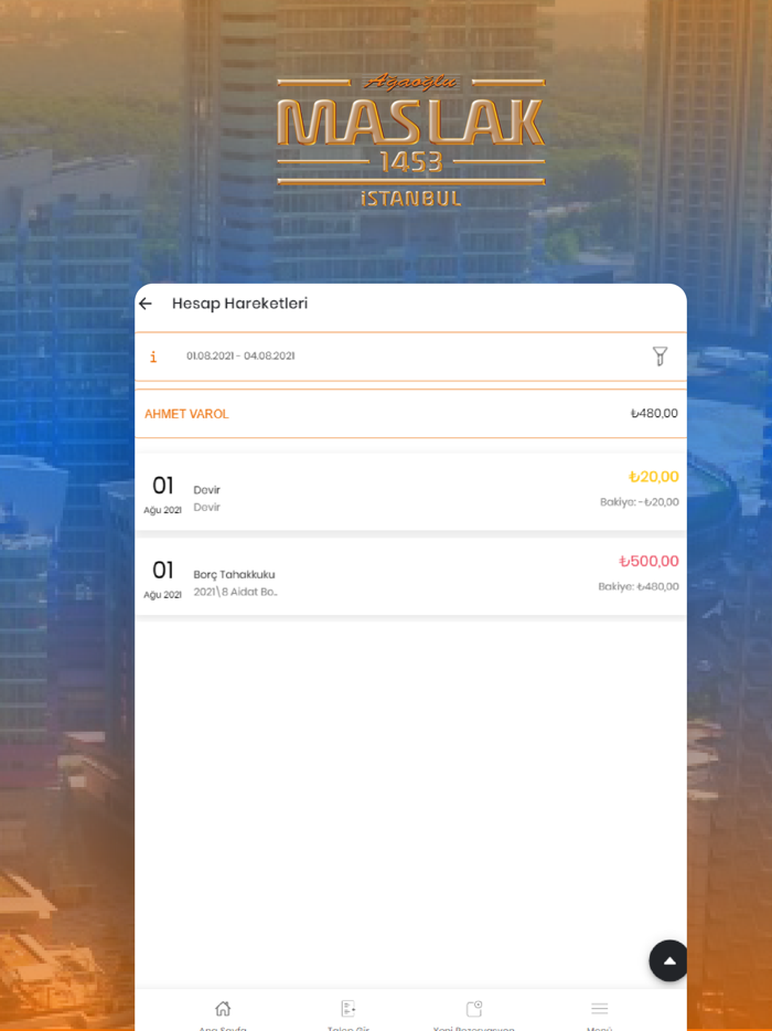 Ağaoğlu Maslak 1453