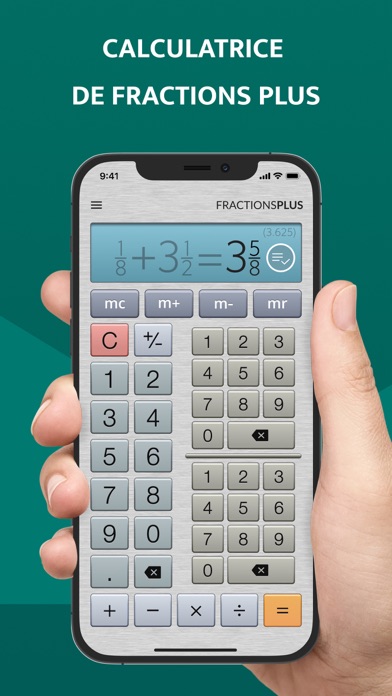 Screenshot #1 pour PRO Calculatrice de Fractions