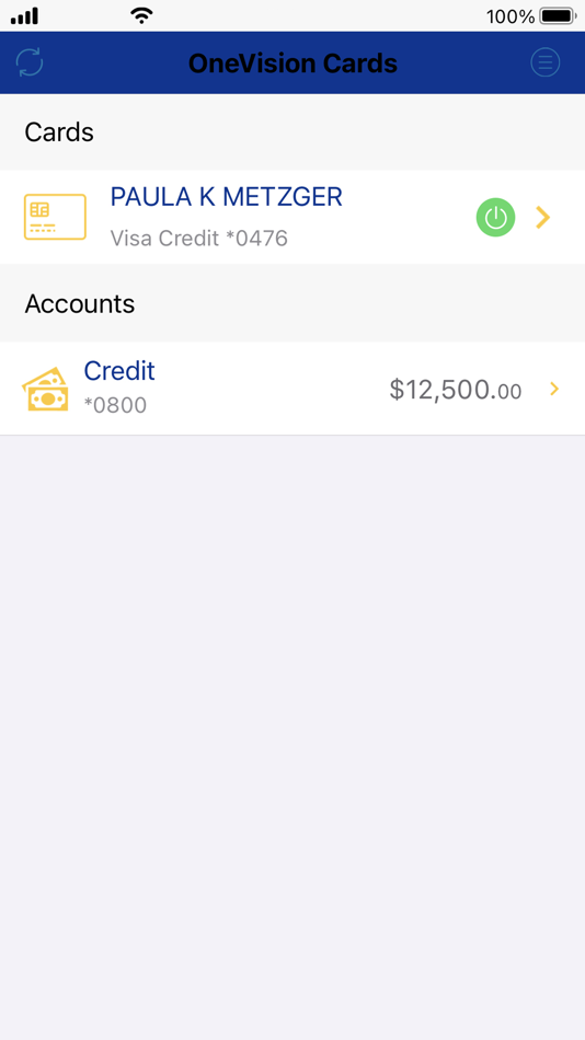 #2. One Vision Card Navigator (iOS) 由: One Vision Federal Credit Union