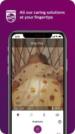 Game screenshot Philips Avent Baby Monitor+ apk