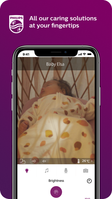 Philips Avent Baby Monitor+ Screenshot