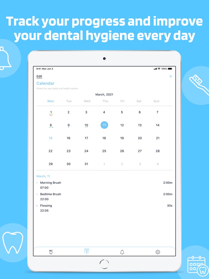 Teeth Brushing App