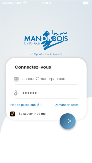 Screenshot #1 pour Manorbois Suivi Clients