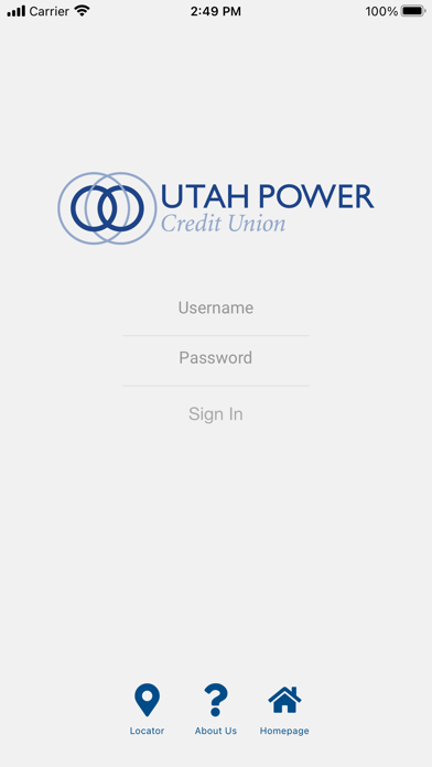 Utah Power Credit Union Screenshot