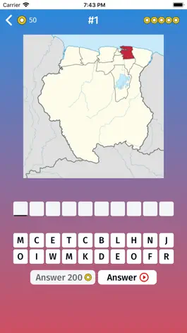 Game screenshot Suriname: Provinces Quiz Game mod apk