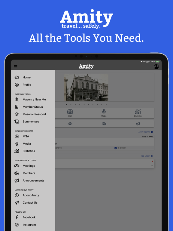 Amity iPad screenshot 6 - Lifestyle app