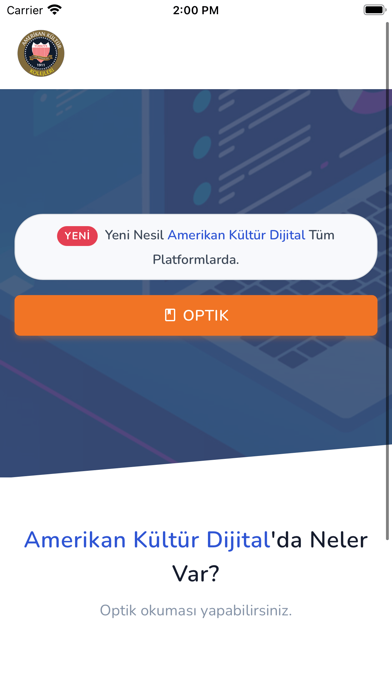 Amerikan Kültür Dijital Screenshot