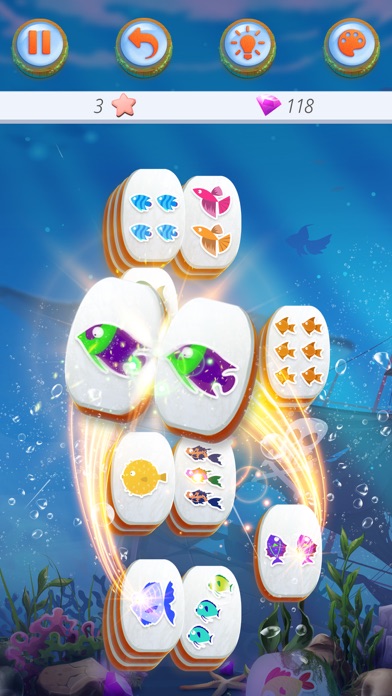 Fantasy Fish World Mahjong Screenshot