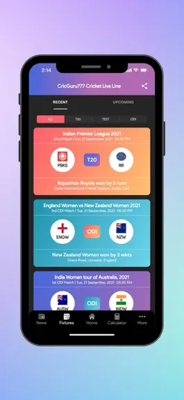 Game screenshot CricGuru777 Cricket Live Line apk