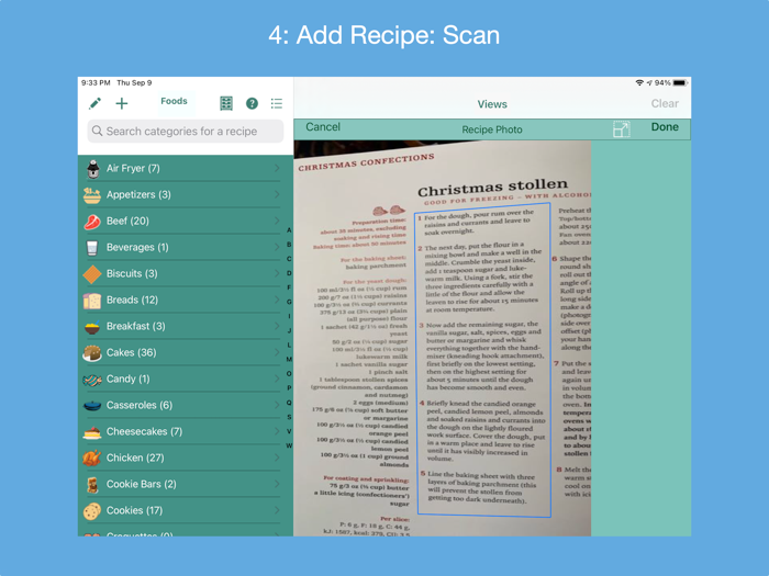 Recipe Collector