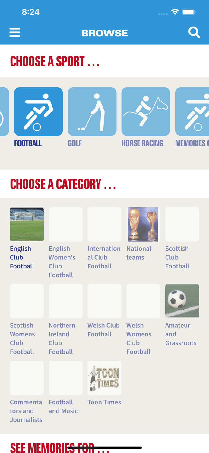 Replay Sporting Memories