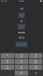 baking converter iphone screenshot 1