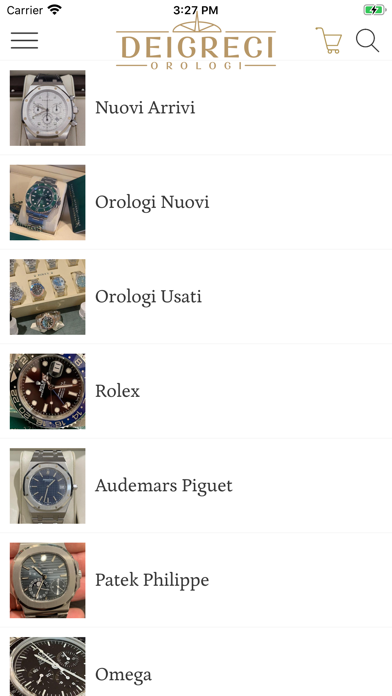 Dei Greci Orologi Screenshot
