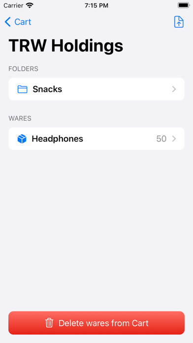 WareBear: Manage the warehouse Screenshot