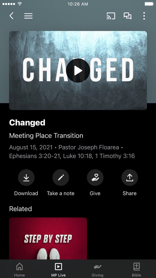 #3. The Meeting Place (iOS) 来自: Apostolic Meeting Place, Inc.