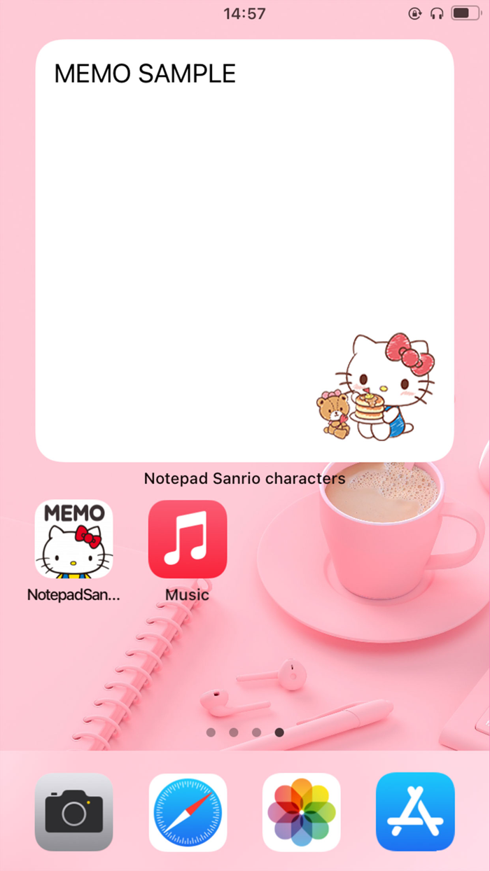 Notepad Sanrio characters