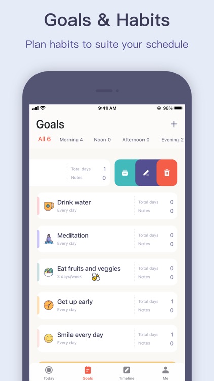 Timemory - Habit Tracker