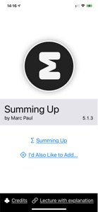 SummingUp Marc Paul Official screenshot #1 for iPhone