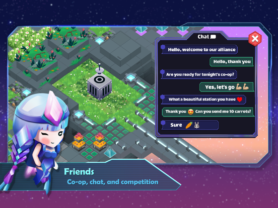 SciFarm - Space Zoo & Farming iPad screenshot 4 - Games app