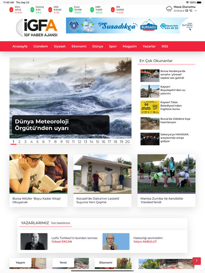 İGF Haber Ajansı İGFA