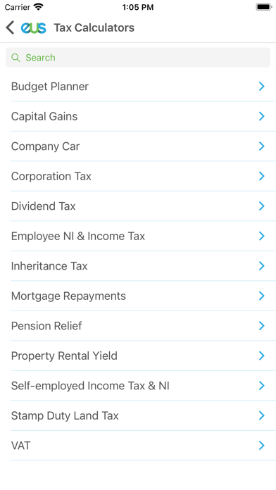 EUS Accounting Ltd Screenshot