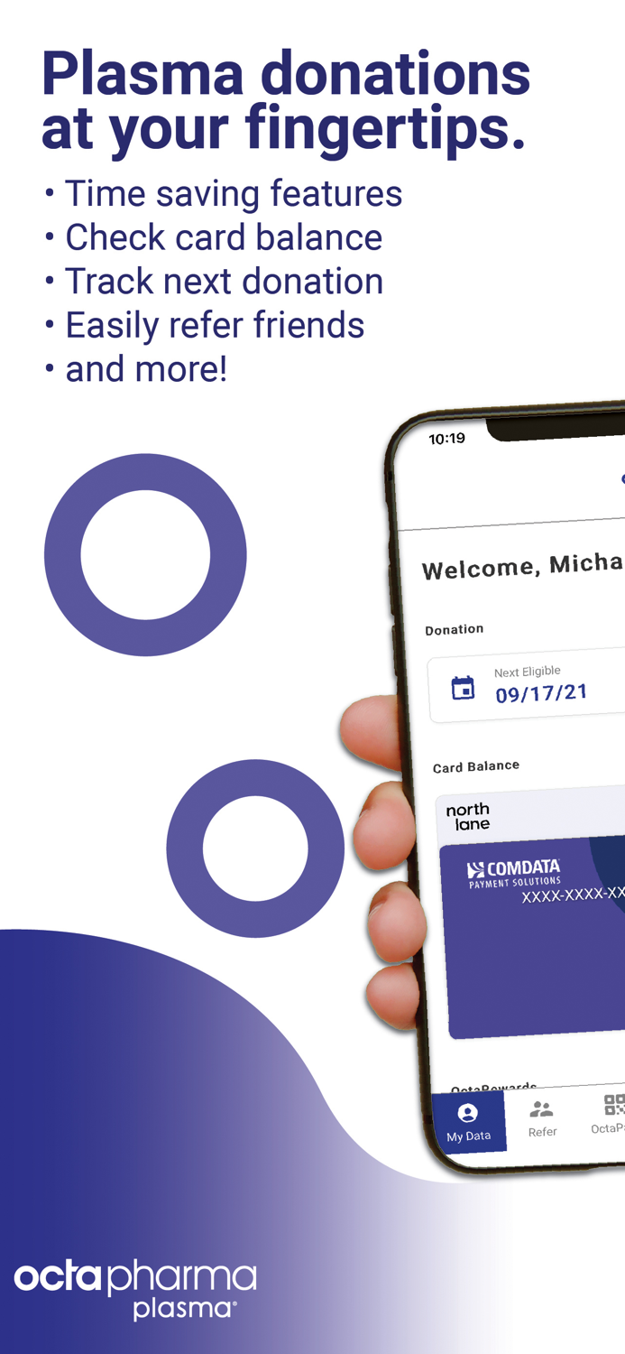 OctaApp – Donate Blood Plasma