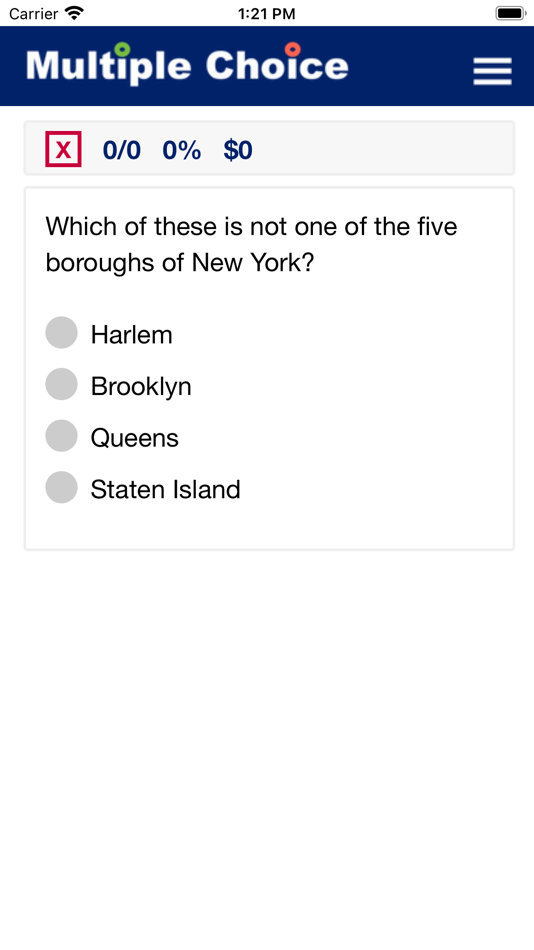 #3. Multiple Choice Questions (iOS) Podle: H Valeur